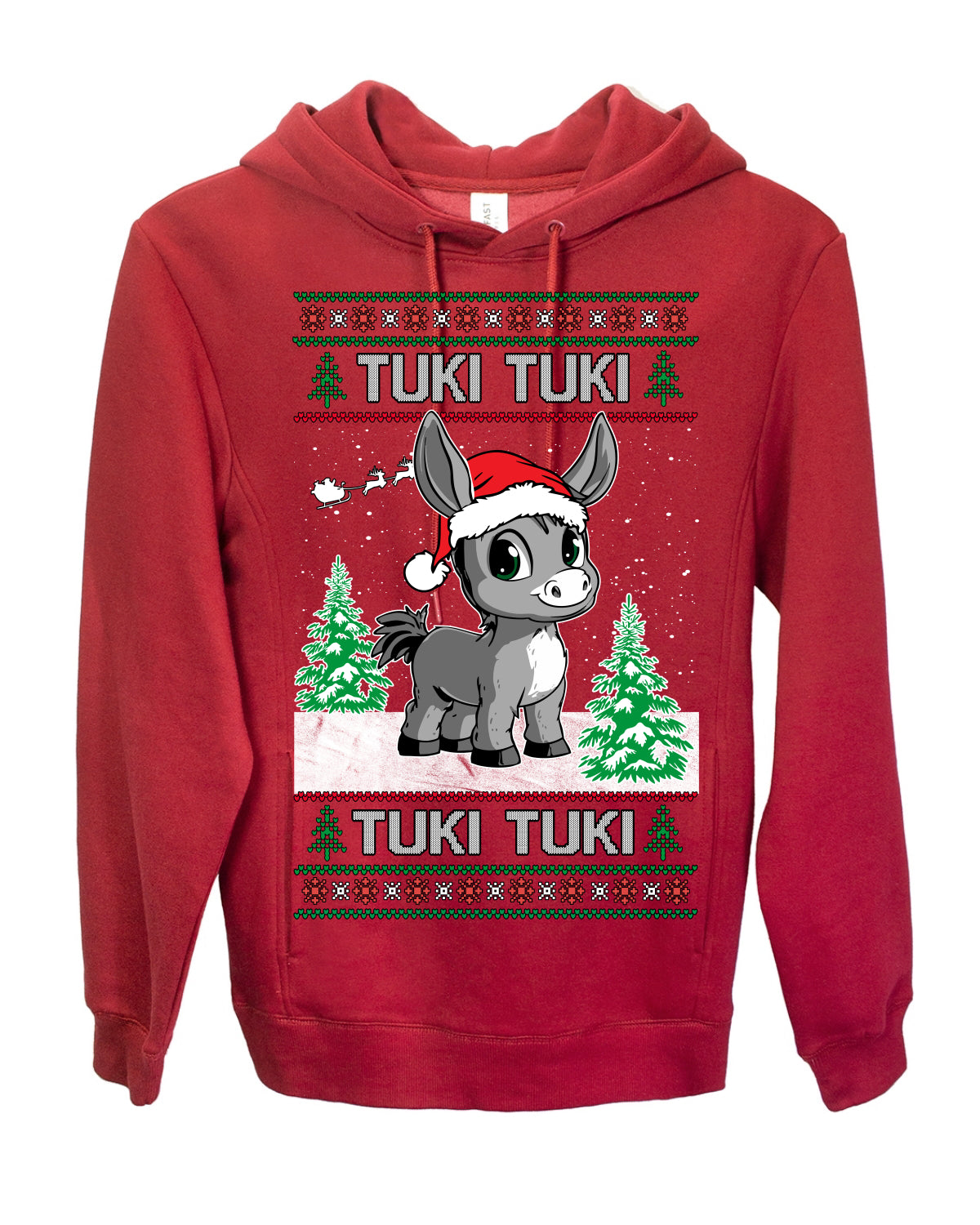 Tuki Tuki Tuki Funny Spanish Music Lyrics, Espanol Ropa Feo Sueter Navideno, Ugly Christmas Sweater Ugly Christmas Premium Side-Pocket Hoodie Sweatshirt