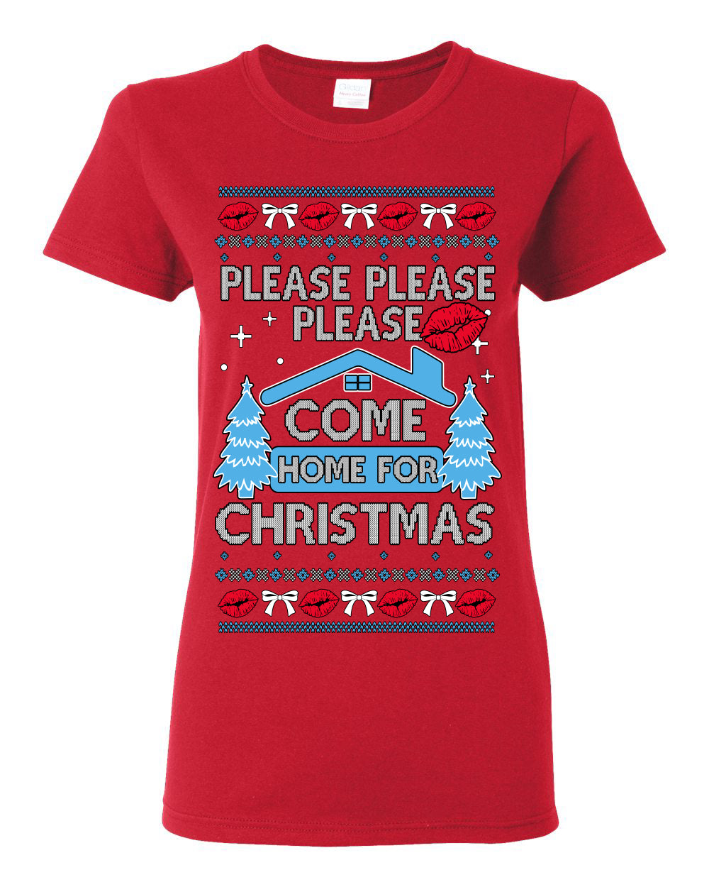Please Please Please Come Home for Xmas, Sabrina Fan Viral Pop Song Concert Tour Merch, Ugly Christmas Sweater Ugly Christmas Womens Graphic T-Shirt