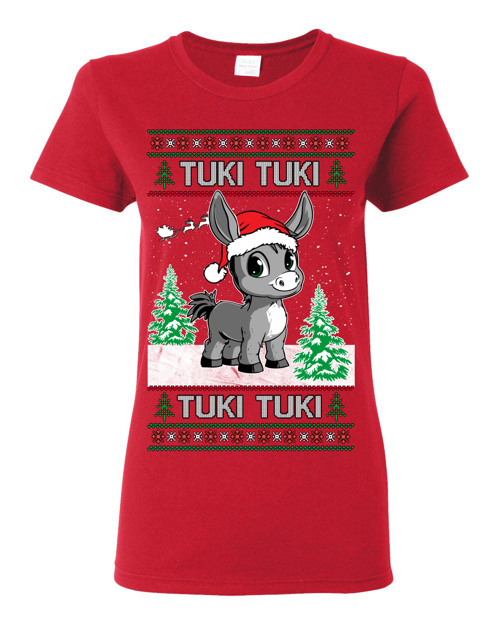 Tuki Tuki Tuki Funny Spanish Music Lyrics, Espanol Ropa Feo Sueter Navideno, Ugly Christmas Sweater Ugly Christmas Womens Graphic T-Shirt