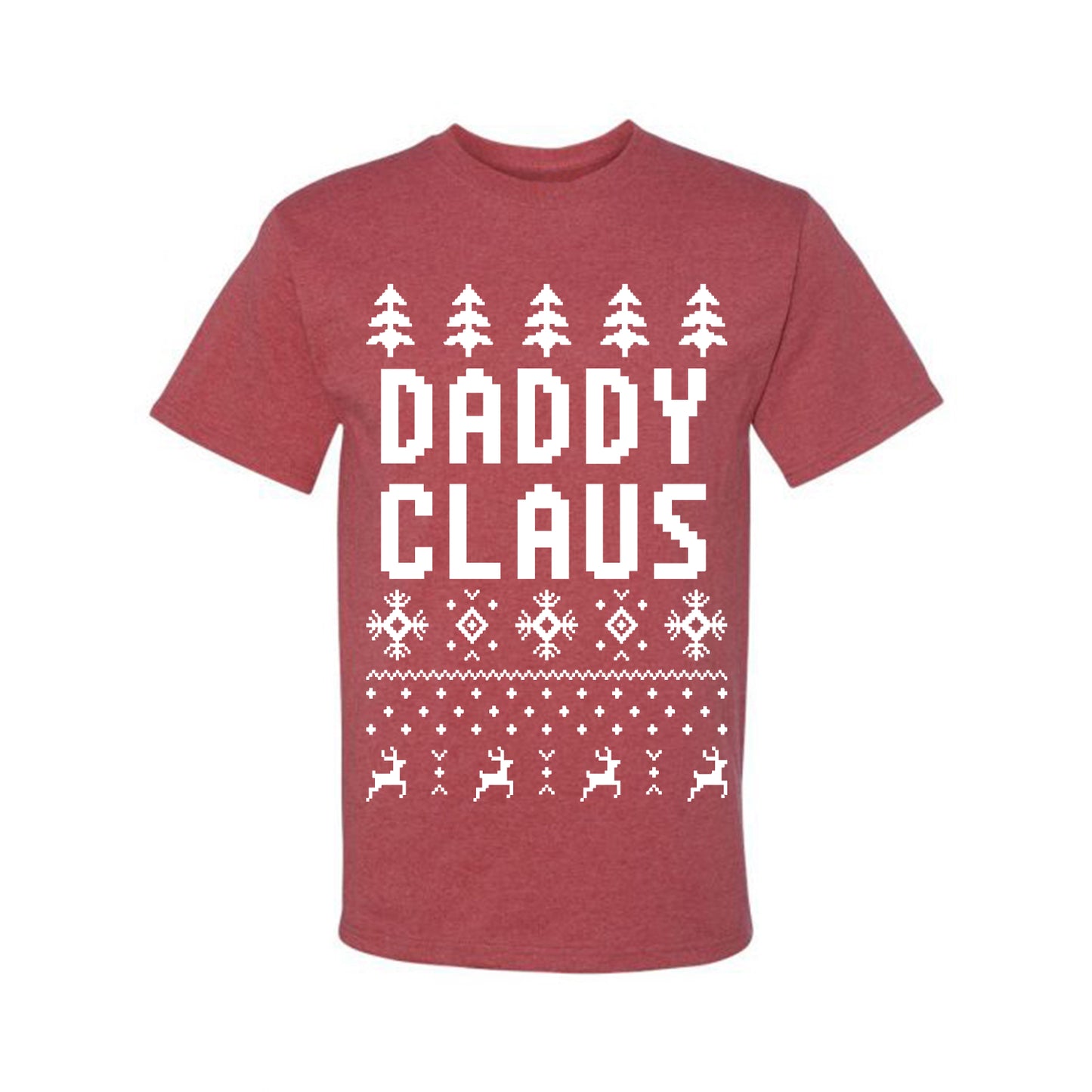 Ugly Xmas Graphic T-shirt Daddy Claus Ugly Christmas T-shirt Ugly Christmas Men's T-Shirt