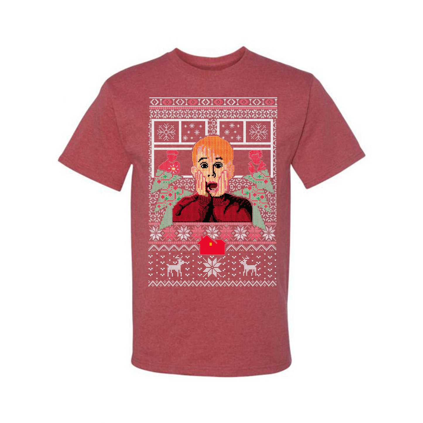 Kevin Merry Xmas Movie Fan, Christmas Gifts, Funny Xmas Gift Idea, Ugly Christmas Sweater Men's T-Shirt