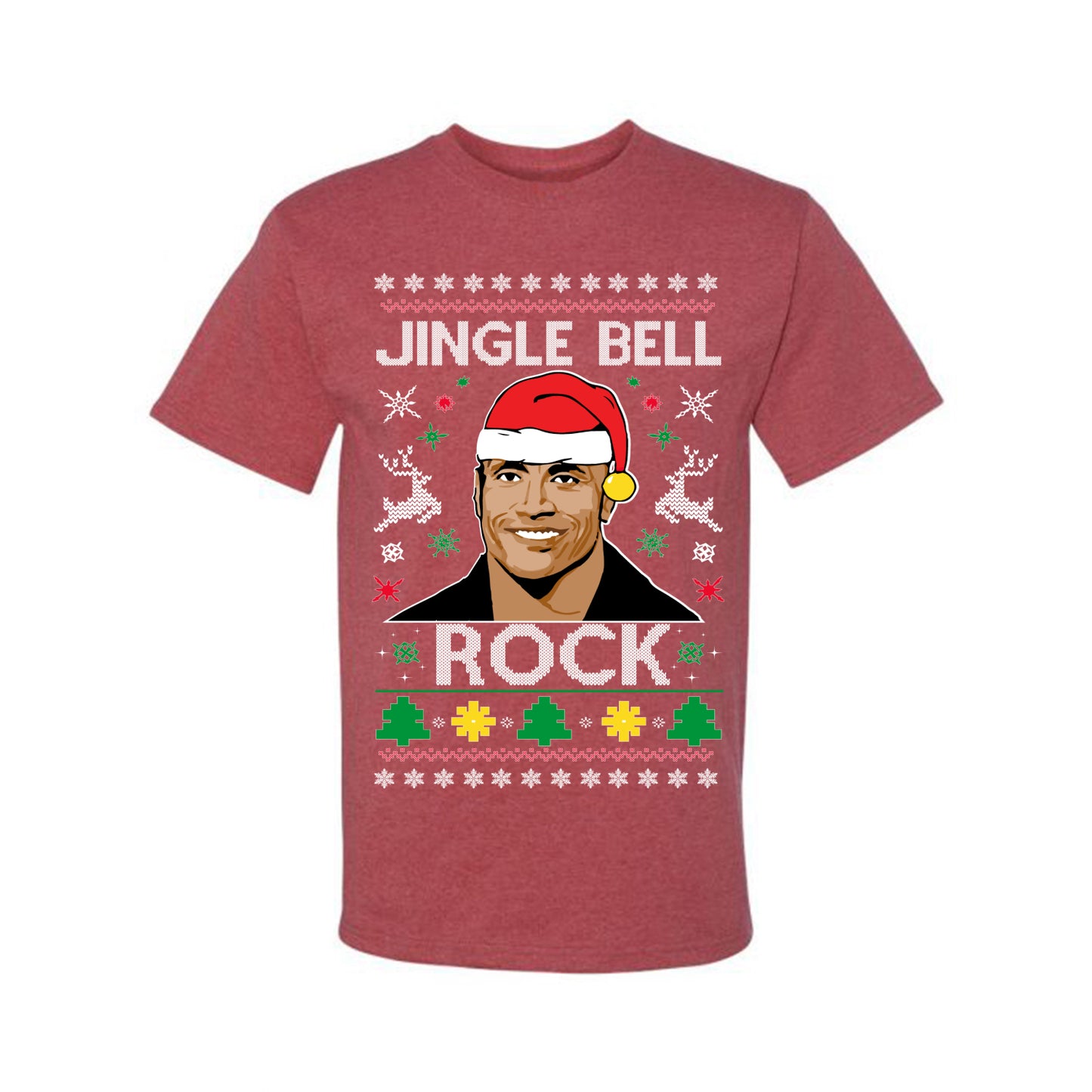 Jingle Bell Rock, Christmas Gifts, Funny Xmas Gift Idea, Ugly Christmas Sweater Men's T-Shirt