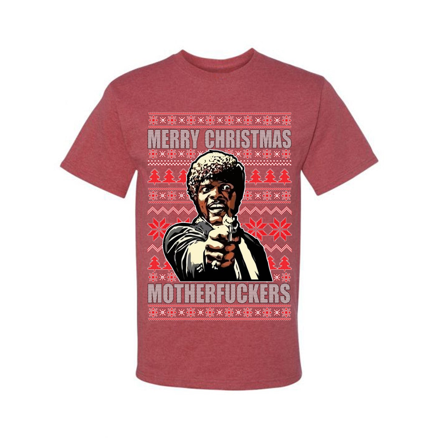 Ugly Xmas Tshirt , Merry Christmas Motherfuckers Ugly Christmas Tshirt Men's Graphic T-Shirt Ugly Christmas Men's T-Shirt