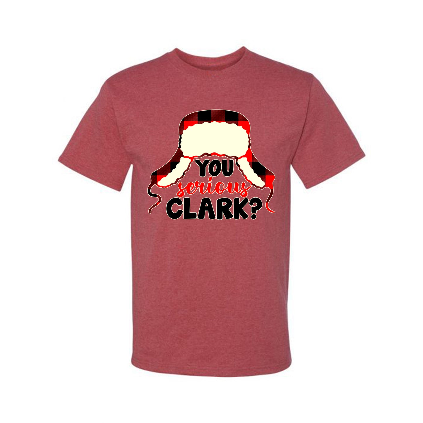 Women's Christmas Top Scoop , You Serious Clark? Wild Bobby Ugly Christmas Tshirt Men's Graphic T-Shirt Ugly Christmas Men's T-Shirt