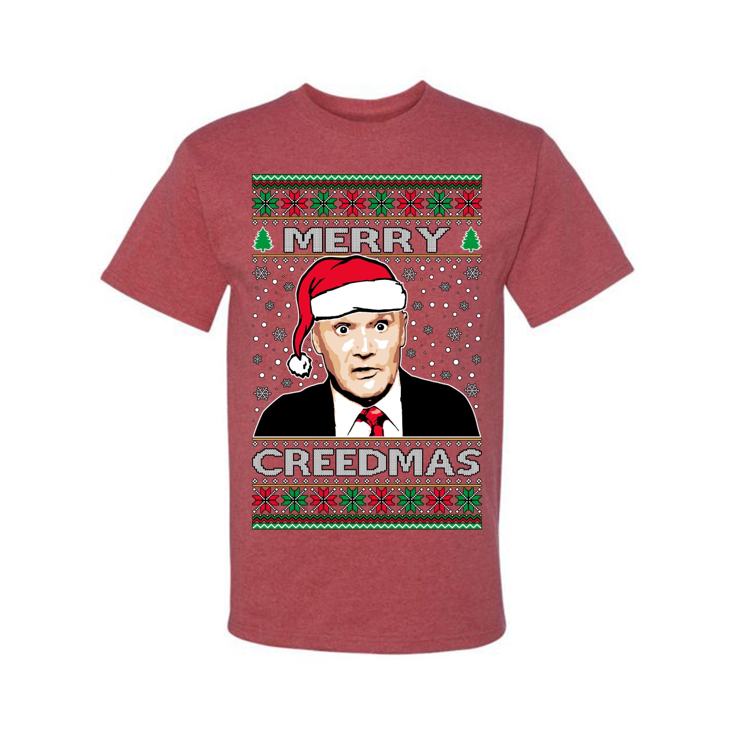 Merry Creedmas , Merry Christmas Tee, Ugly Christmas, Sweater Men's T-Shirt