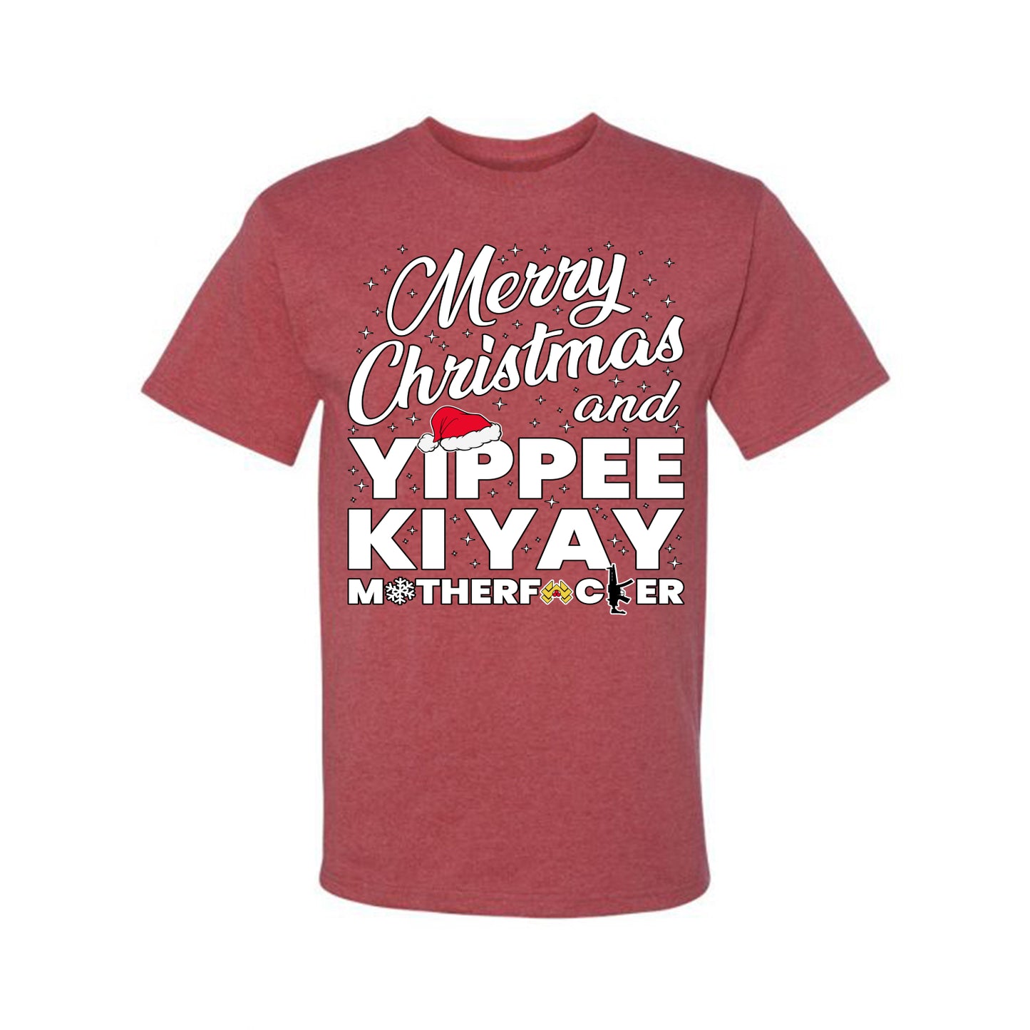 Merry Christmas and Yippee Ki Yay MOFO Ugly Christmas Sweater, Christmas Gifts, Funny Xmas Gift Idea, Men's T-Shirt