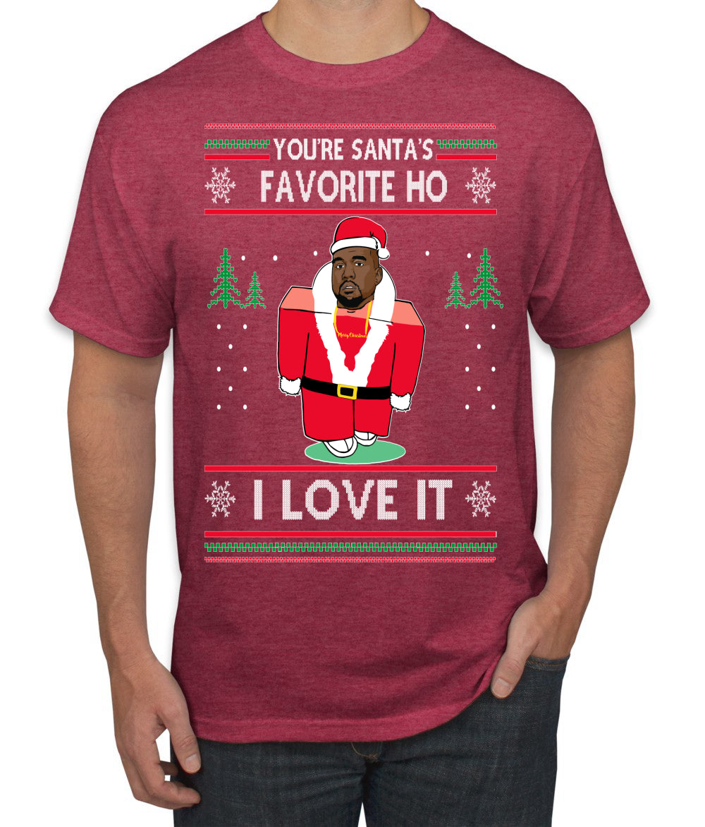 Santas Favorite Ho | Xmas Ye I Love It, Christmas Gifts, Funny Xmas Gift Idea, Ugly Christmas Sweater Men's T-Shirt