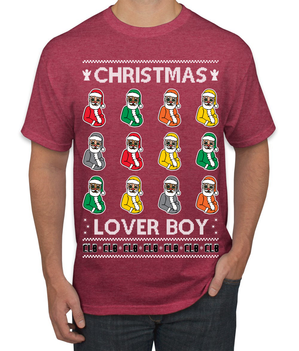 Christmas Lover Boy Funny Santa Rapper, Christmas Gifts, Funny Xmas Gift Idea, Ugly Christmas Sweater Men's T-Shirt