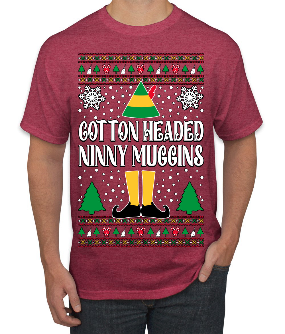 Cotton Headed Muggins Christmas Movie Quote, Christmas Gifts, Funny Xmas Gift Idea, Ugly Christmas Sweater Men's T-Shirt