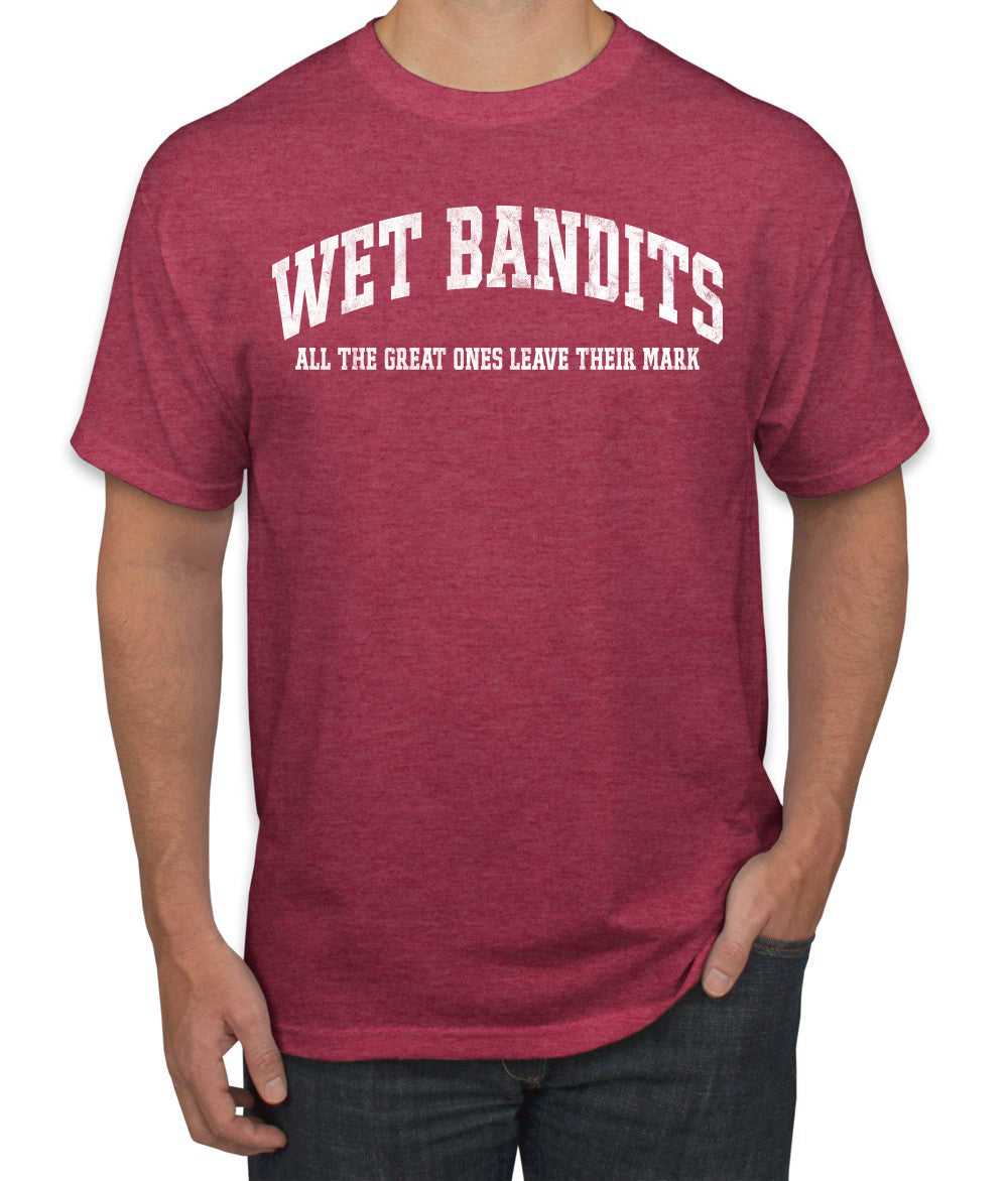 Vintage Movie Quote Wet Bandits Leave They're Mark, Christmas Gifts, Funny Xmas Gift Idea, Ugly Christmas Sweater Men's T-Shirt