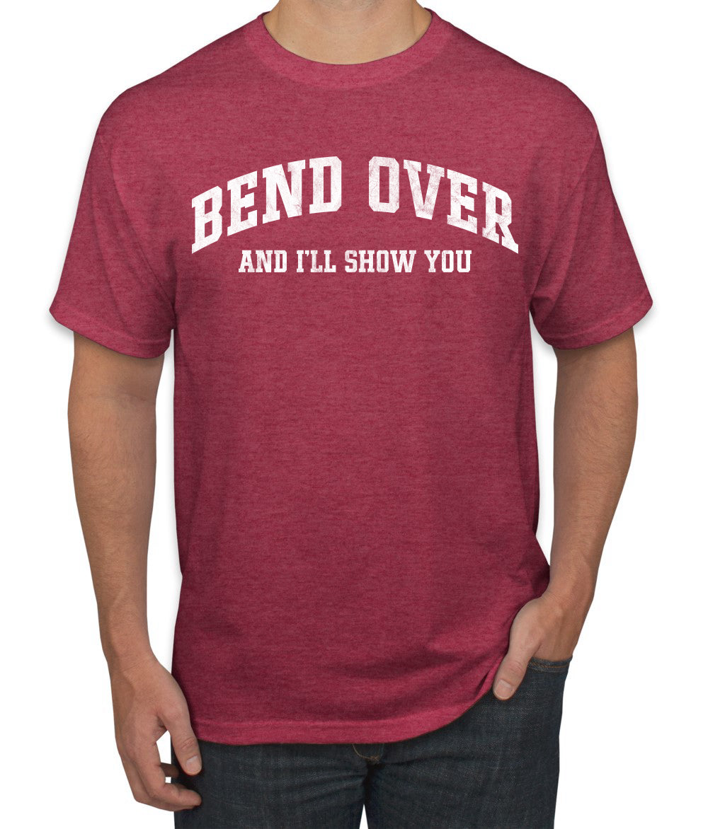 Vintage Movie Quote Bend Over And I'll Show You, Christmas Gifts, Funny Xmas Gift Idea, Ugly Christmas Sweater Men's T-Shirt