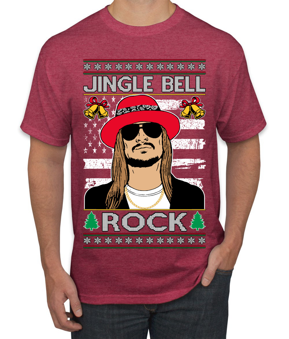 Kid RapperJingle Bell Rock Country Music, Christmas Gifts, Funny Xmas Gift Idea Ugly Christmas Sweater Men's T-Shirt