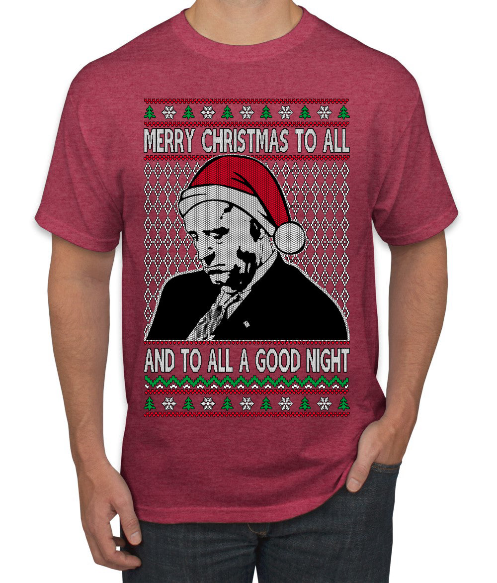 A Good Night Sleepy Joe Merry Xmas To All,Christmas Gifts, Funny Xmas Gift Idea, Ugly Christmas Sweater Men's T-Shirt