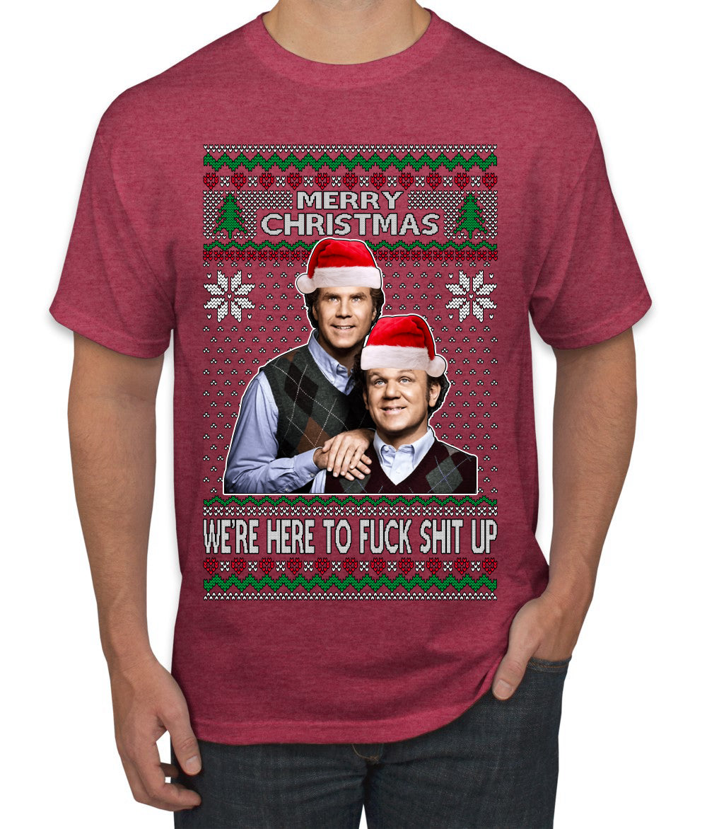 New Step Brothers Funny Movie Funny Movie, Christmas Gifts, Funny Xmas Gift Idea, Ugly Christmas Sweater Men's T-Shirt