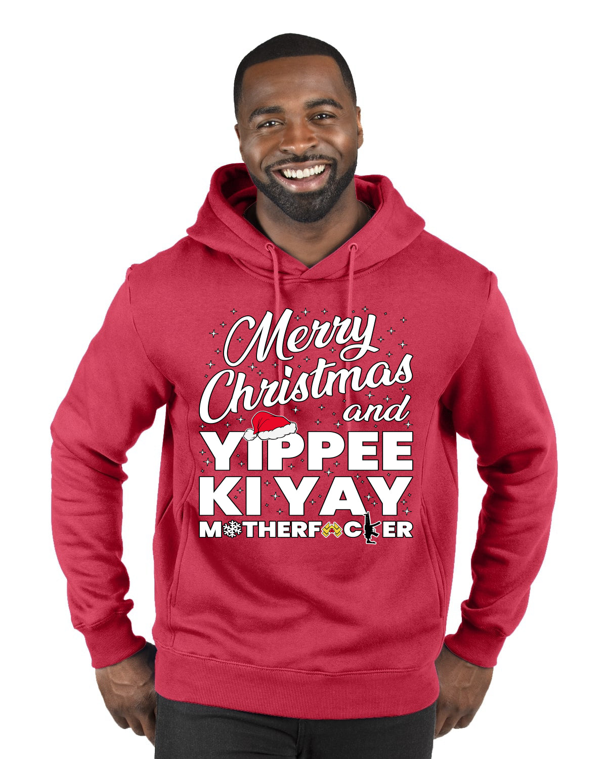 Merry Christmas and Yippee Ki Yay MOFO Ugly Christmas Sweater, Christmas Gifts, Funny Xmas Gift Idea, Premium Graphic Hoodie Sweatshirt