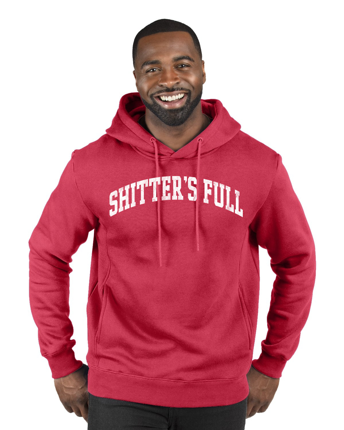 Vintage Movie Quote Shitter's Full, Christmas Gifts, Funny Xmas Gift Idea, Ugly Christmas Sweater Premium Graphic Hoodie Sweatshirt