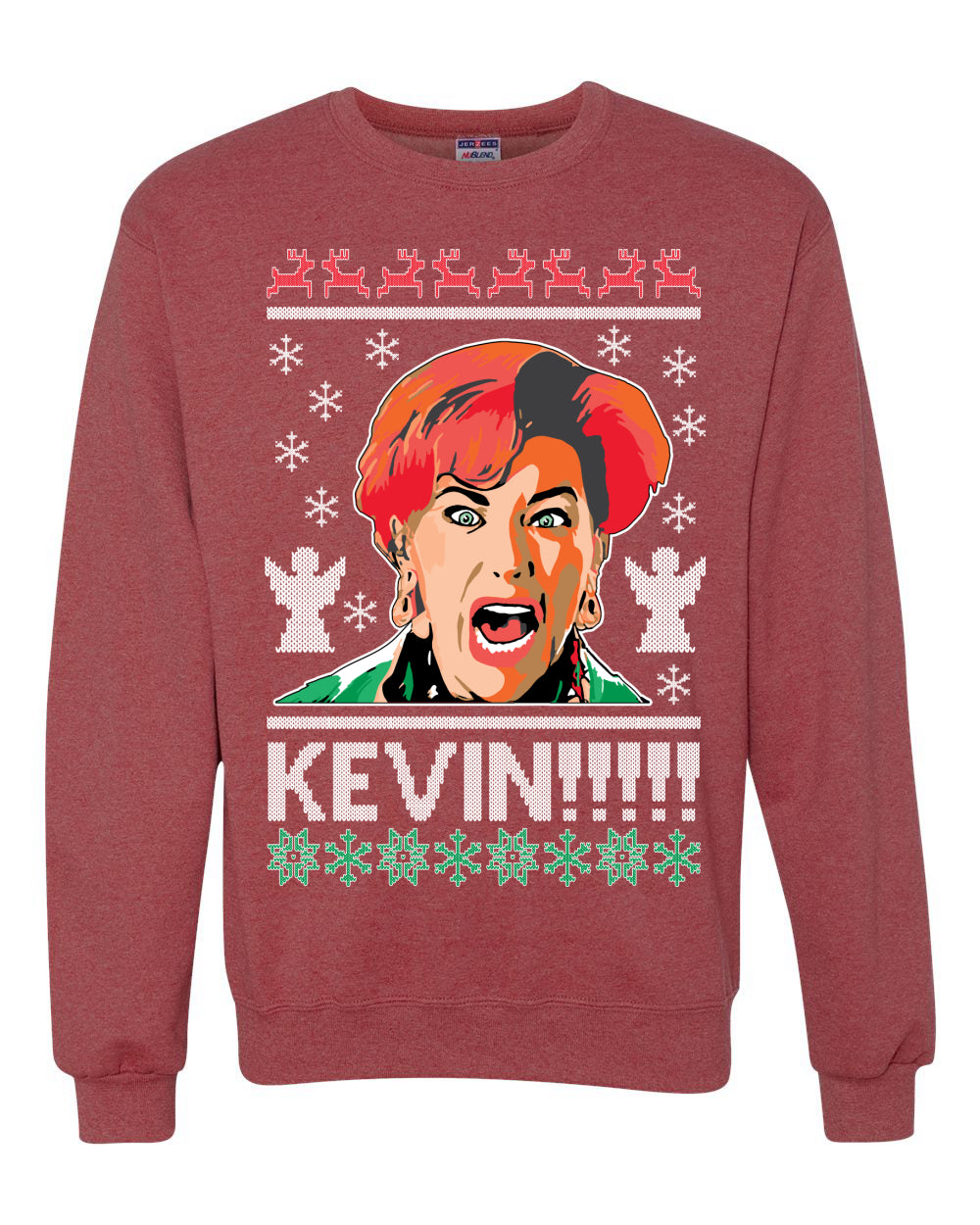 Kevin!!! Xmas Movie Classic, Christmas Gifts, Funny Xmas Gift Idea, Ugly Christmas Sweater Unisex Crewneck Sweatshirt