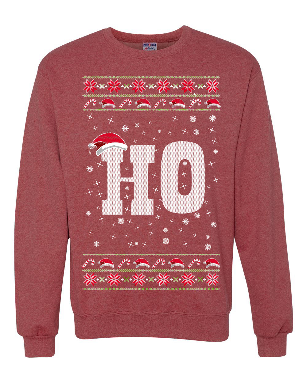 Crewneck Ugly Holiday Unisex Graphic Sweater Sweatshirt, Christmas Ho, Wild Bobby Ugly Christmas Sweater Unisex Crewneck Sweatshirt