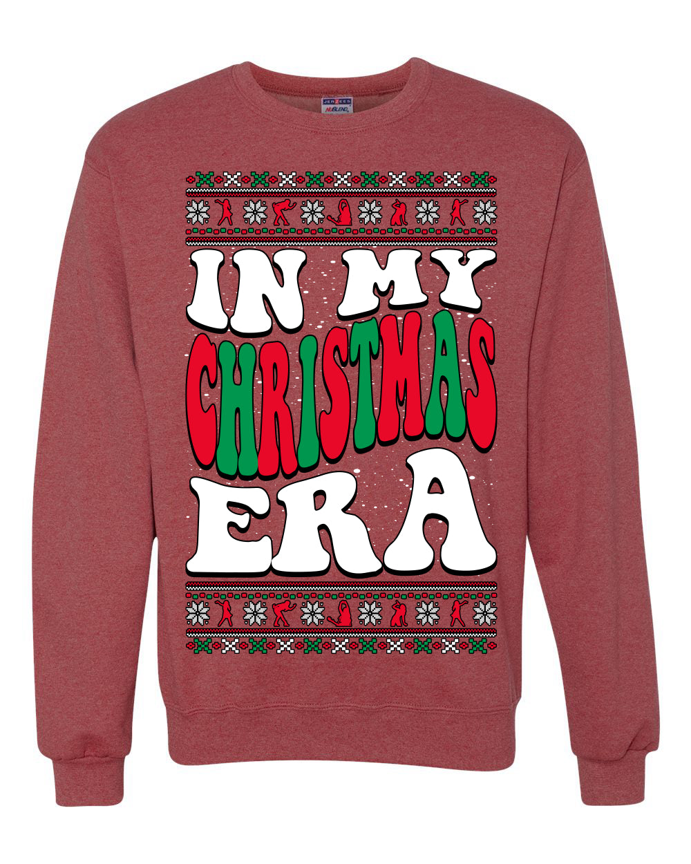 IN MY CHRISTMAS ERA , Merry Christmas Tee, Ugly Christmas, Sweater Unisex Crewneck Sweatshirt