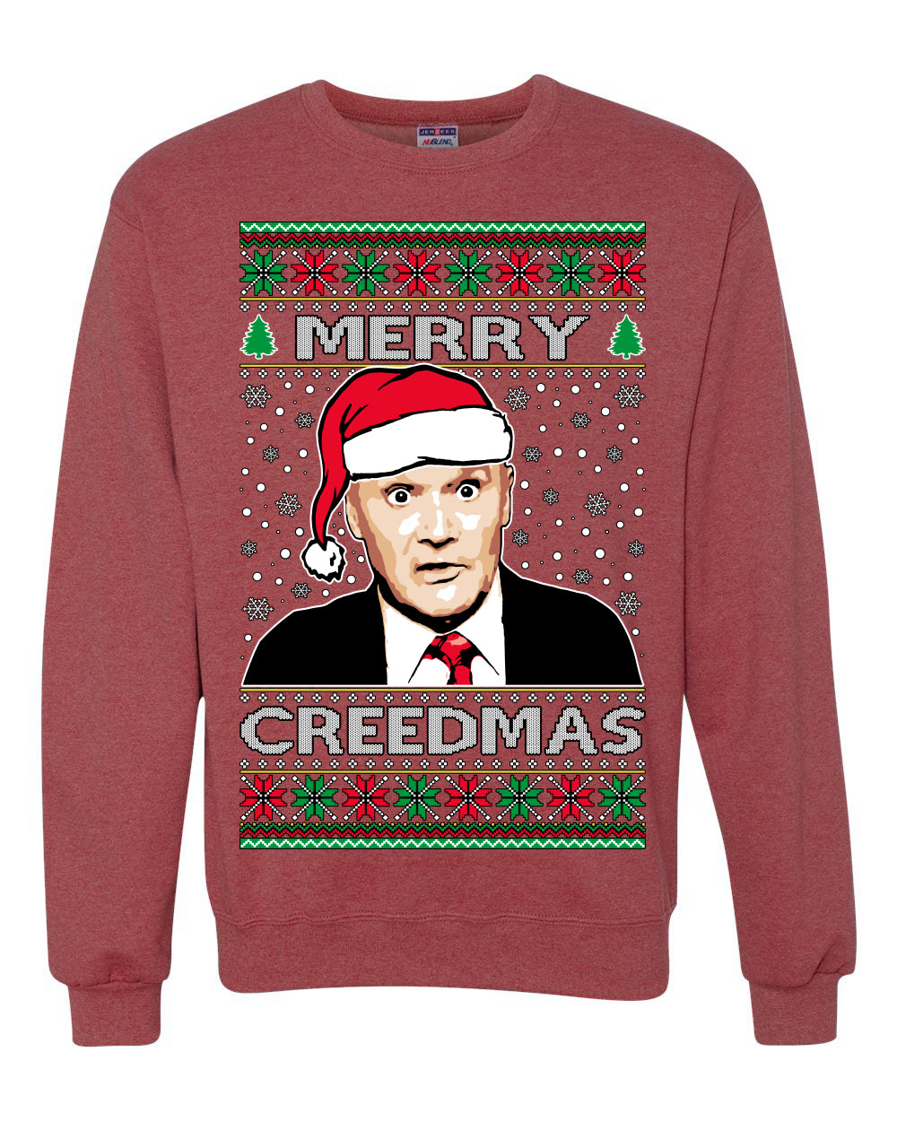 Merry Creedmas , Merry Christmas Tee, Ugly Christmas, Sweater Unisex Crewneck Sweatshirt