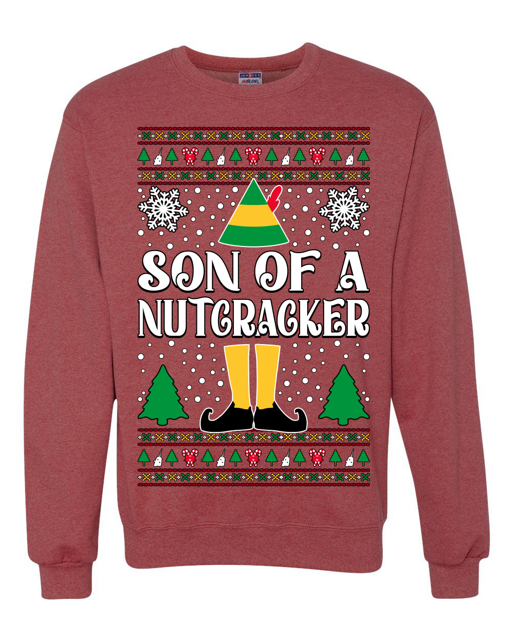Son Of A Nutcracker Christmas Movie Quote, Christmas Gifts, Funny Xmas Gift Idea, Ugly Christmas Sweater Unisex Crewneck Sweatshirt