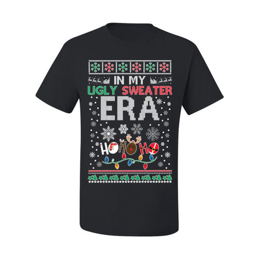 In My Ugly Sweater Era Ho Ho Ho, Viral Pop Music Lyrics Concert Tour Merch, Meme Ugly Christmas Sweater Ugly Christmas Men's T-Shirt