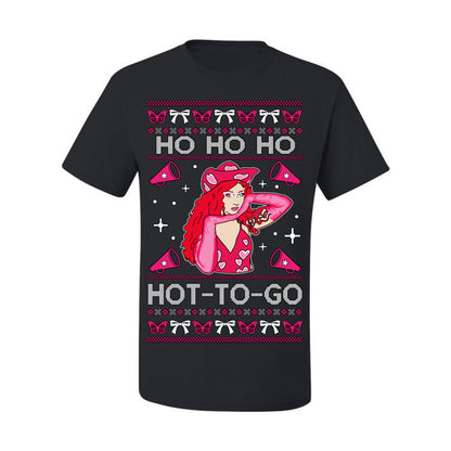 Ho Ho Ho Hot to Go, Viral Midwest Princess Song Dance Pop Star Concert Tour Merch, Ugly Christmas Sweater Ugly Christmas Men's T-Shirt