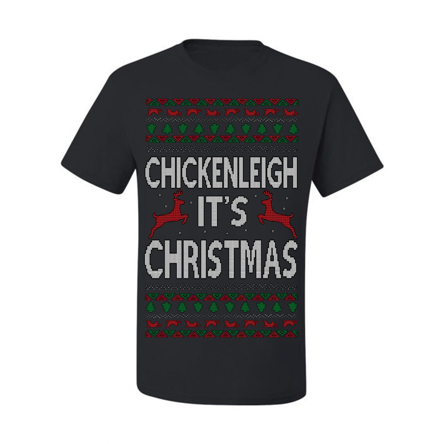 Chickenleigh It's Christmas Funny Viral Trending Meme Ugly Christmas Sweater Ugly Christmas Men's T-Shirt