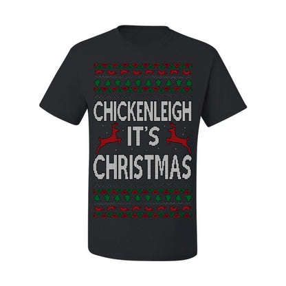 Chickenleigh It's Christmas Funny Viral Trending Meme Ugly Christmas Sweater Ugly Christmas Men's T-Shirt