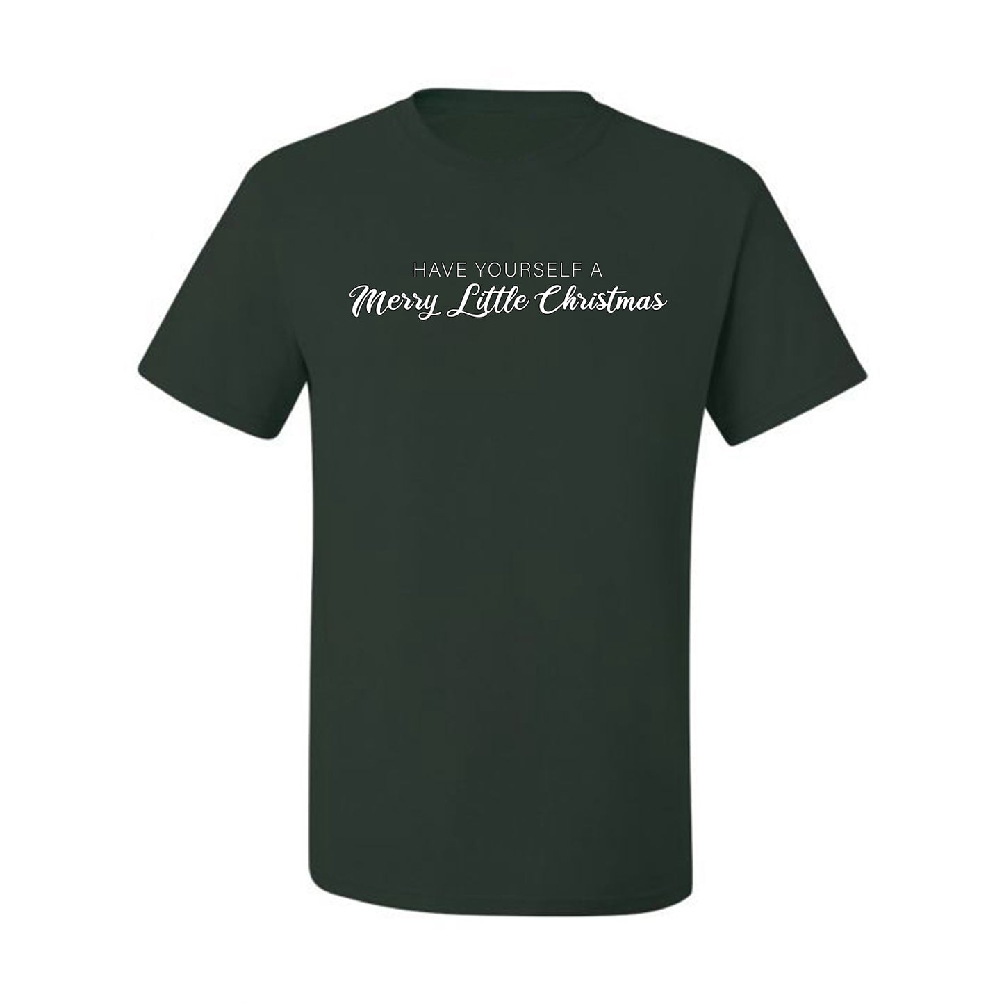Have Yourself a Merry Little Christmas | Classic Script Winter Holiday Party, Holidays Ugly Christmas Men's T-Shirt