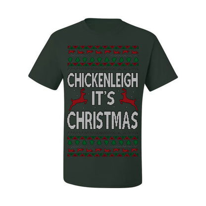 Chickenleigh It's Christmas Funny Viral Trending Meme Ugly Christmas Sweater Ugly Christmas Men's T-Shirt