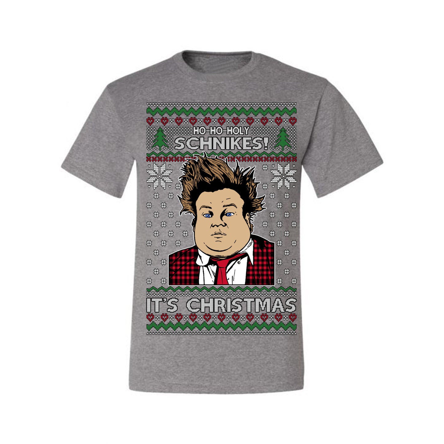 Ho Ho Holy Schnikes, Funny 90s Classic Comedy Farley Tommy Boy Movie Callahan Auto Parts, Ugly Christmas Sweater Ugly Christmas Men's T-Shirt