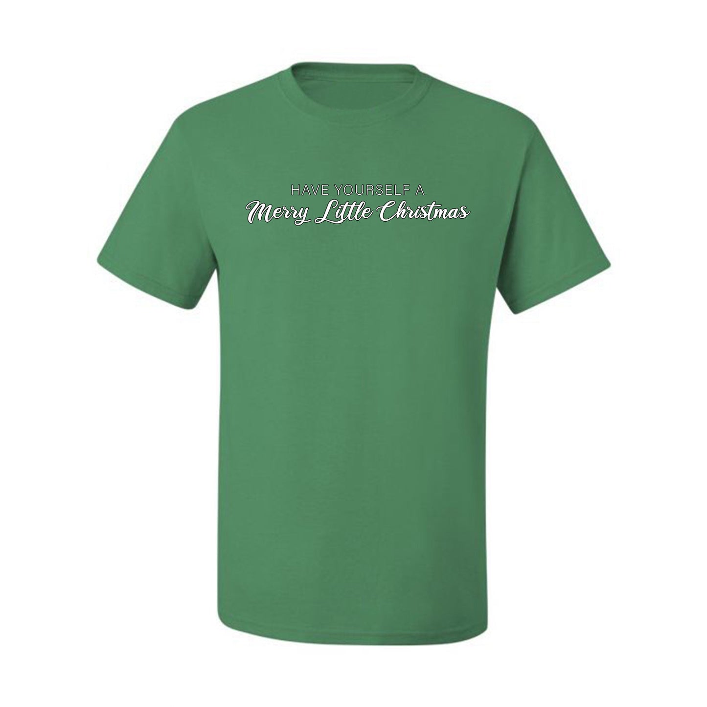 Have Yourself a Merry Little Christmas | Classic Script Winter Holiday Party, Holidays Ugly Christmas Men's T-Shirt