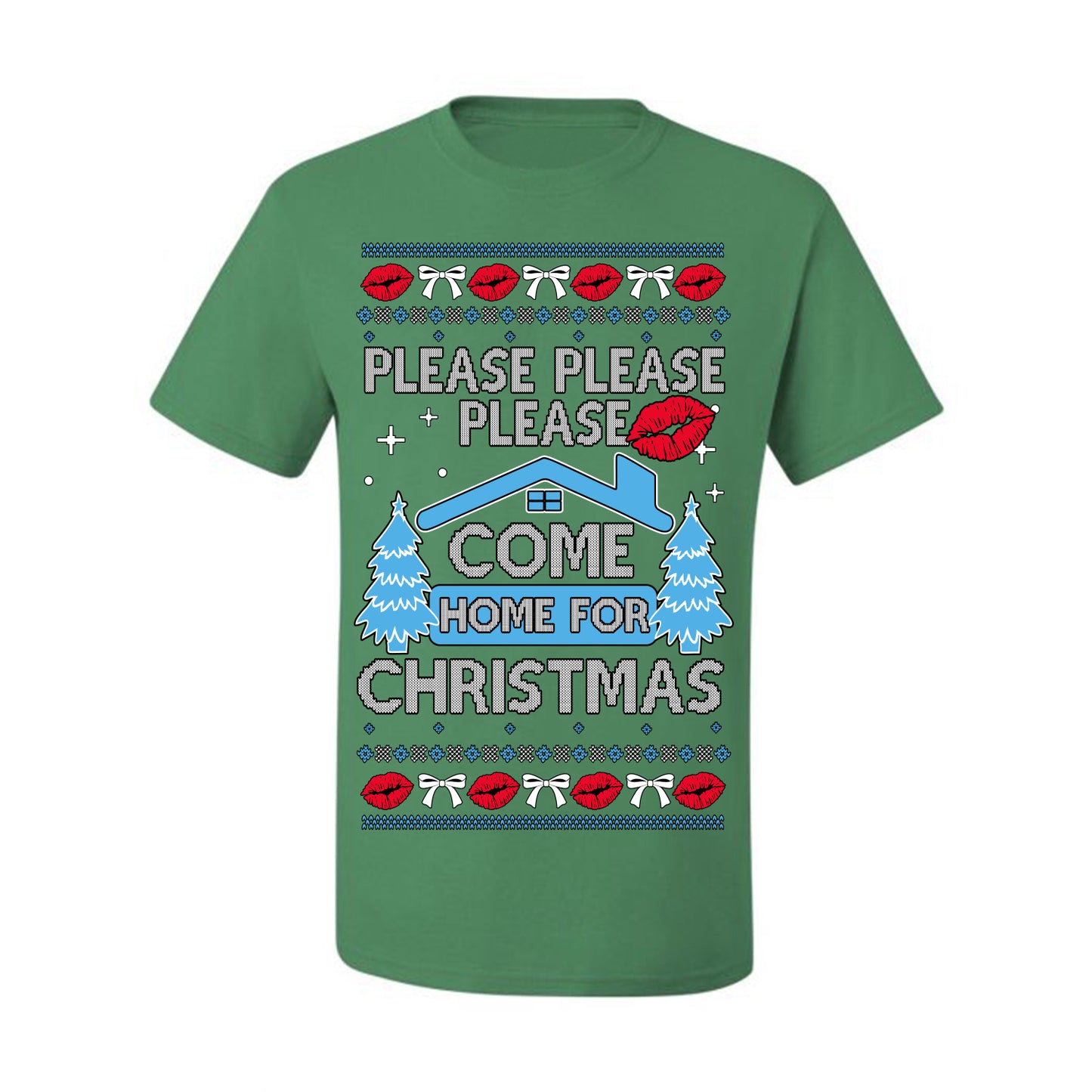 Please Please Please Come Home for Xmas, Sabrina Fan Viral Pop Song Concert Tour Merch, Ugly Christmas Sweater Ugly Christmas Men's T-Shirt