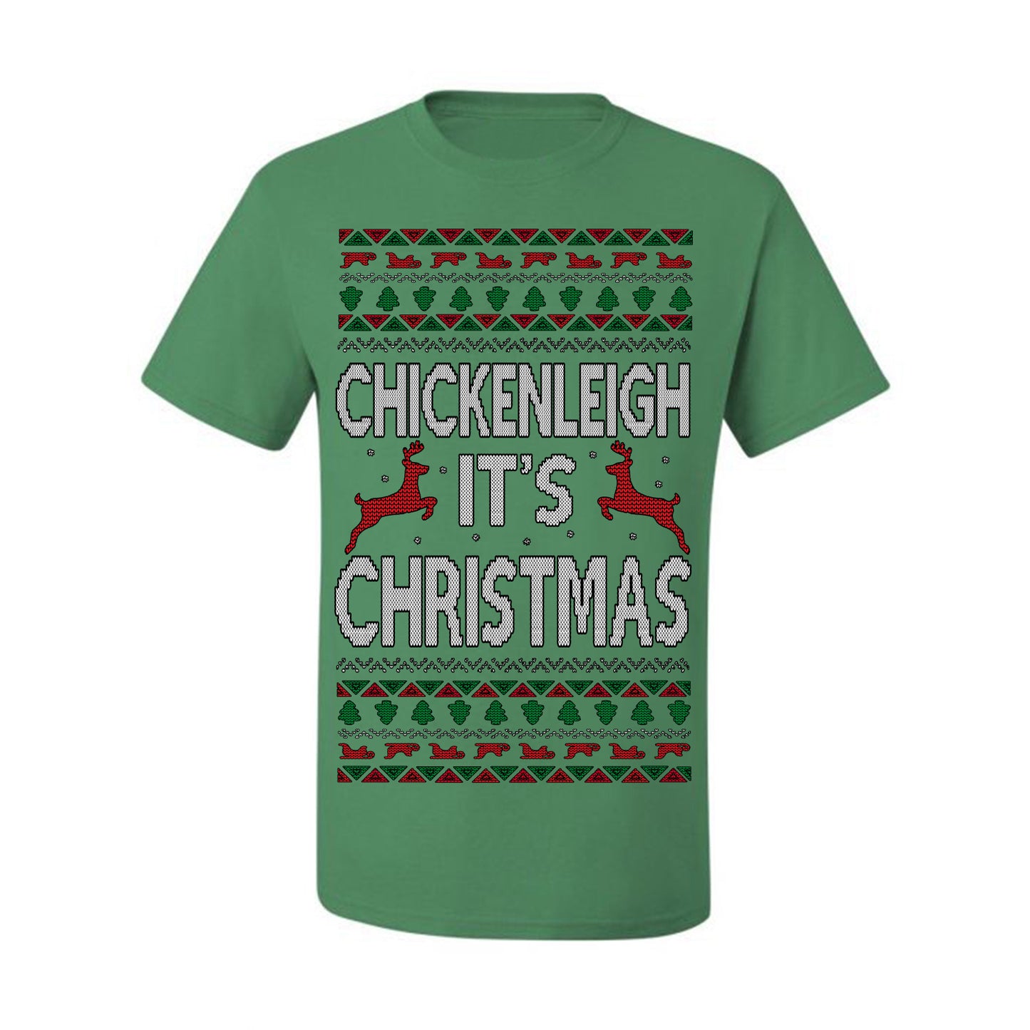 Chickenleigh It's Christmas Funny Viral Trending Meme Ugly Christmas Sweater Ugly Christmas Men's T-Shirt