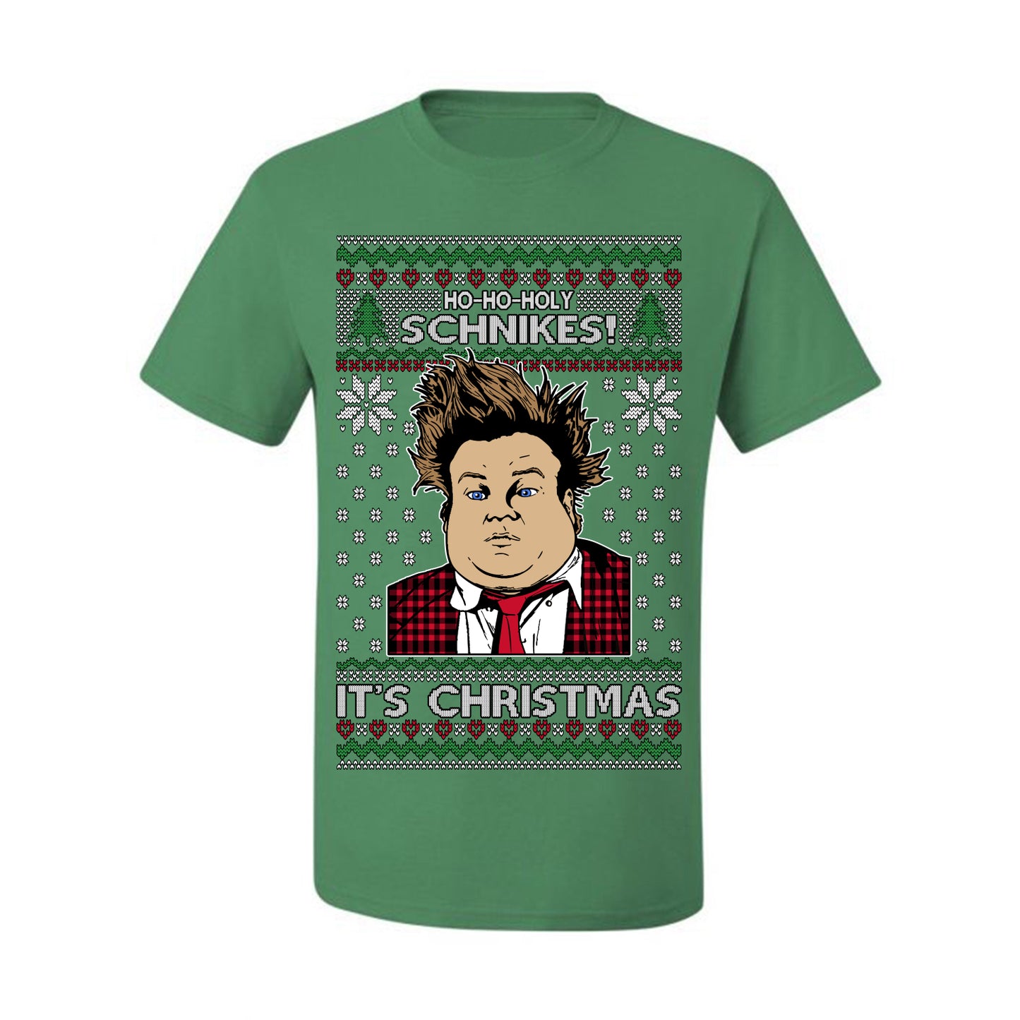 Ho Ho Holy Schnikes, Funny 90s Classic Comedy Farley Tommy Boy Movie Callahan Auto Parts, Ugly Christmas Sweater Ugly Christmas Men's T-Shirt