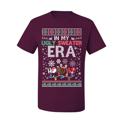 In My Ugly Sweater Era Ho Ho Ho, Viral Pop Music Lyrics Concert Tour Merch, Meme Ugly Christmas Sweater Ugly Christmas Men's T-Shirt