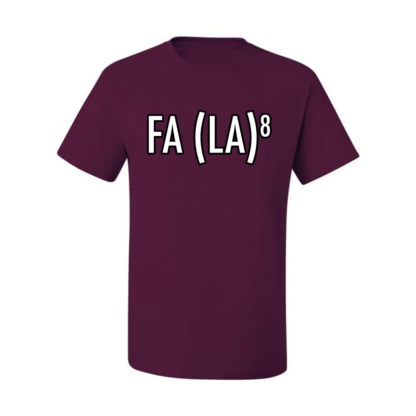 Fa La La La La Funny Scientific Notation Music Song Lyrics Deck the Halls, Science Humor Winter Holiday Ugly Christmas Men's T-Shirt