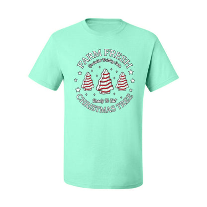 Farm Fresh Christmas Tree, Sprinkle Frosted Cake, Ready to Eat | Classic Winter Holiday Dessert  Ugly Christmas Men's T-Shirt