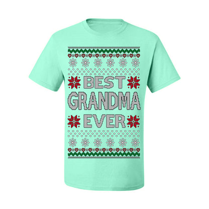 Best Grandma Ever Classic Xmas Winter Holidays Ugly Christmas Sweater Ugly Christmas Men's T-Shirt