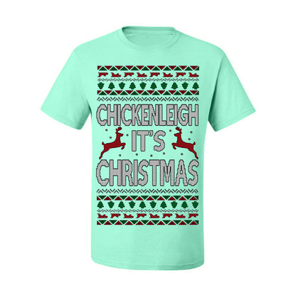 Chickenleigh It's Christmas Funny Viral Trending Meme Ugly Christmas Sweater Ugly Christmas Men's T-Shirt