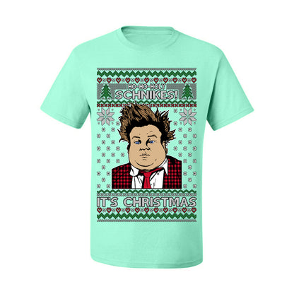 Ho Ho Holy Schnikes, Funny 90s Classic Comedy Farley Tommy Boy Movie Callahan Auto Parts, Ugly Christmas Sweater Ugly Christmas Men's T-Shirt