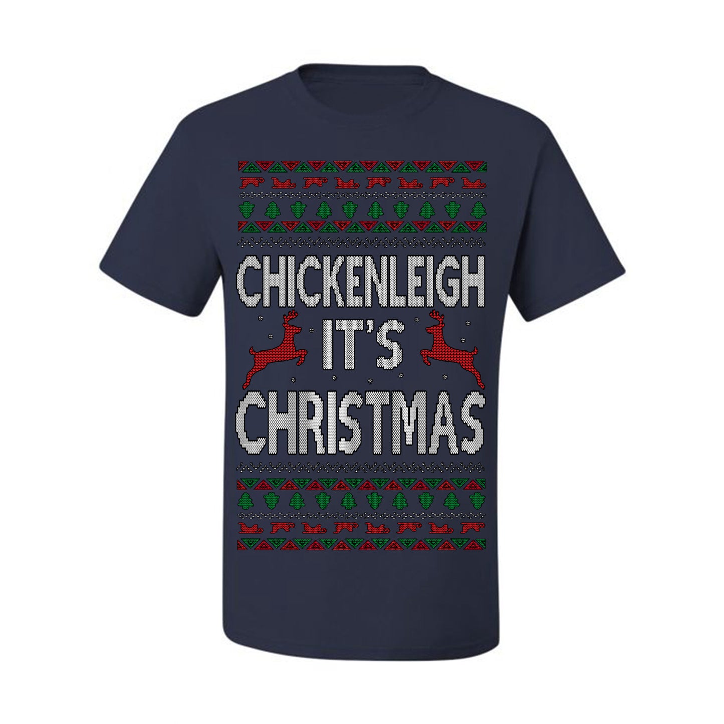 Chickenleigh It's Christmas Funny Viral Trending Meme Ugly Christmas Sweater Ugly Christmas Men's T-Shirt