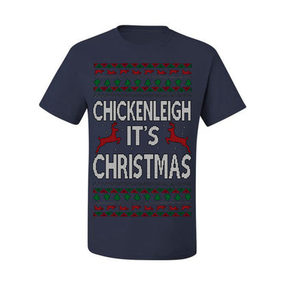Chickenleigh It's Christmas Funny Viral Trending Meme Ugly Christmas Sweater Ugly Christmas Men's T-Shirt
