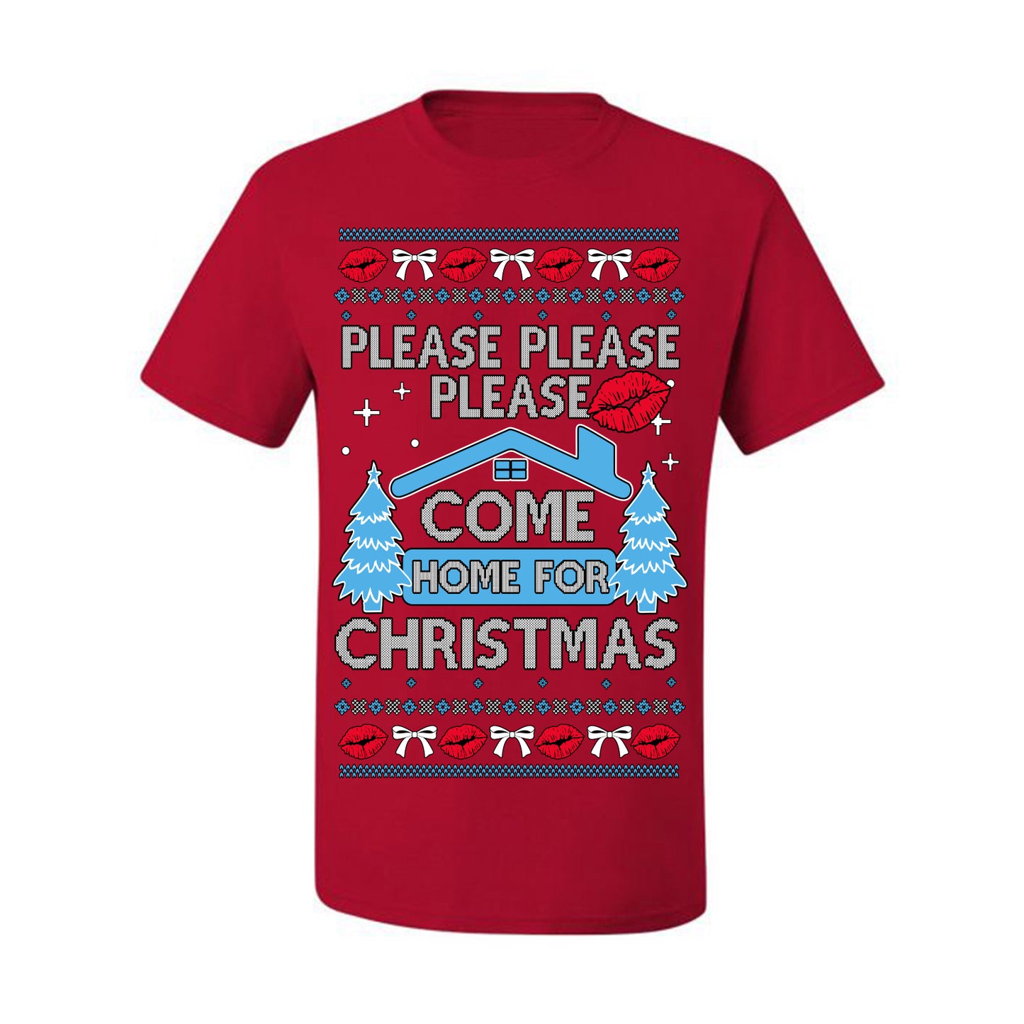 Please Please Please Come Home for Xmas, Sabrina Fan Viral Pop Song Concert Tour Merch, Ugly Christmas Sweater Ugly Christmas Men's T-Shirt
