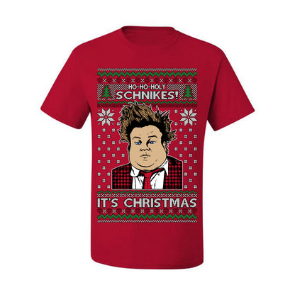 Ho Ho Holy Schnikes, Funny 90s Classic Comedy Farley Tommy Boy Movie Callahan Auto Parts, Ugly Christmas Sweater Ugly Christmas Men's T-Shirt