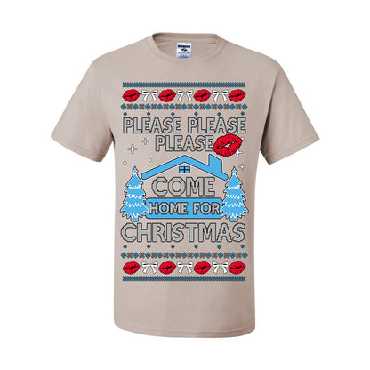 Please Please Please Come Home for Xmas, Sabrina Fan Viral Pop Song Concert Tour Merch, Ugly Christmas Sweater Ugly Christmas Men's T-Shirt