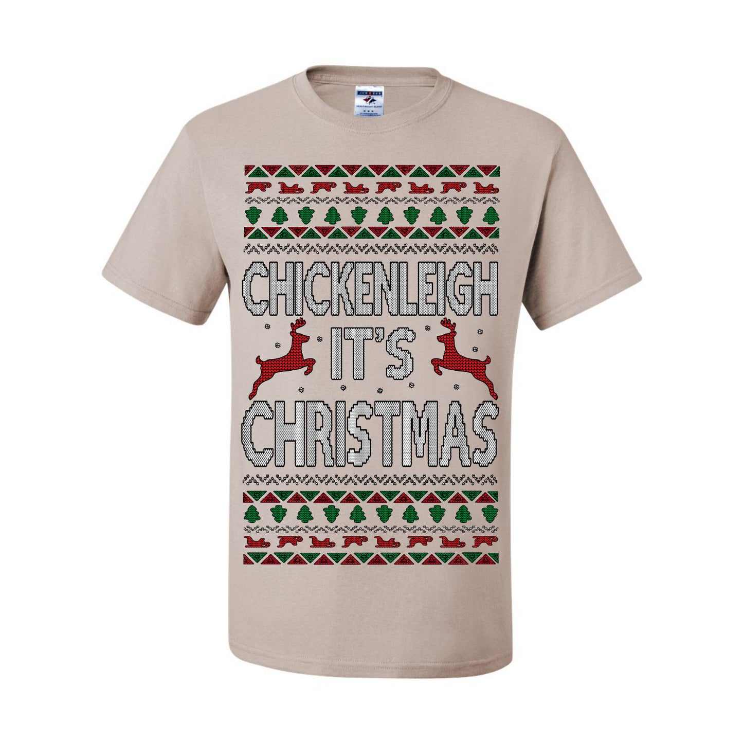 Chickenleigh It's Christmas Funny Viral Trending Meme Ugly Christmas Sweater Ugly Christmas Men's T-Shirt