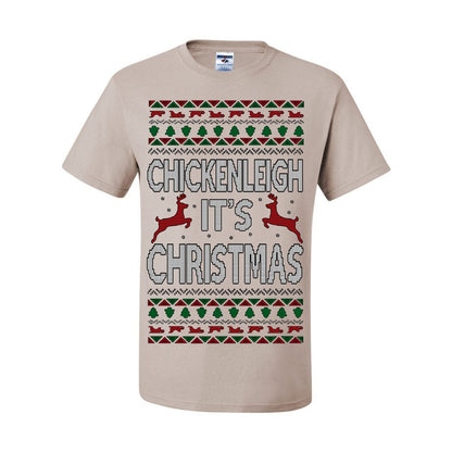 Chickenleigh It's Christmas Funny Viral Trending Meme Ugly Christmas Sweater Ugly Christmas Men's T-Shirt