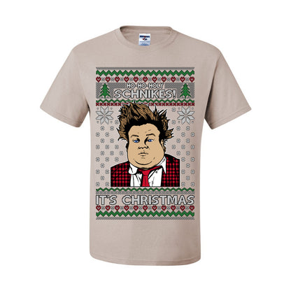 Ho Ho Holy Schnikes, Funny 90s Classic Comedy Farley Tommy Boy Movie Callahan Auto Parts, Ugly Christmas Sweater Ugly Christmas Men's T-Shirt